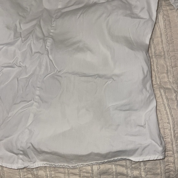 Carolina Herrera Cotton Basic White Classic Button Up Long Sleeve Shirt - Picture 14 of 14